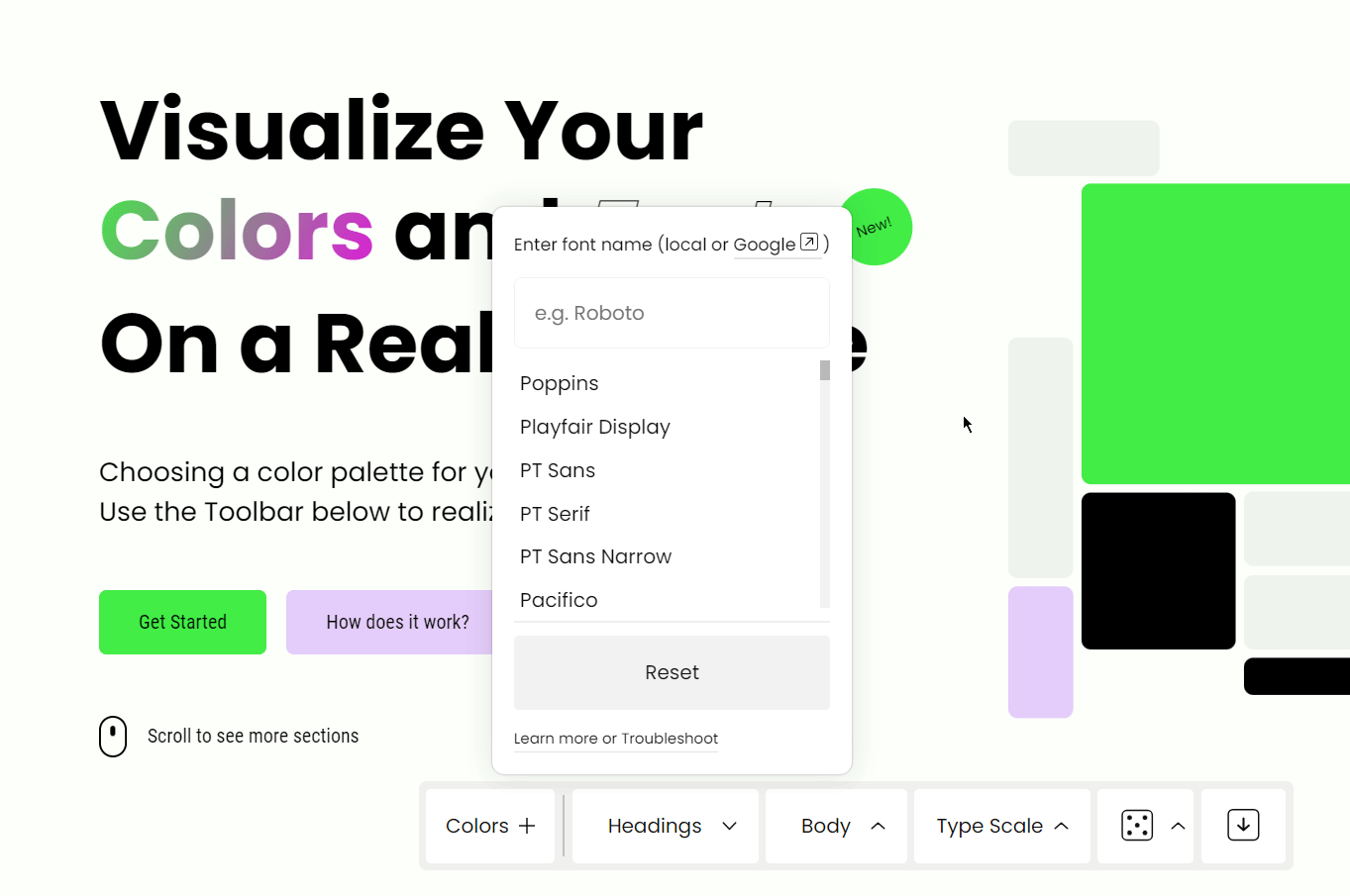 Font demo