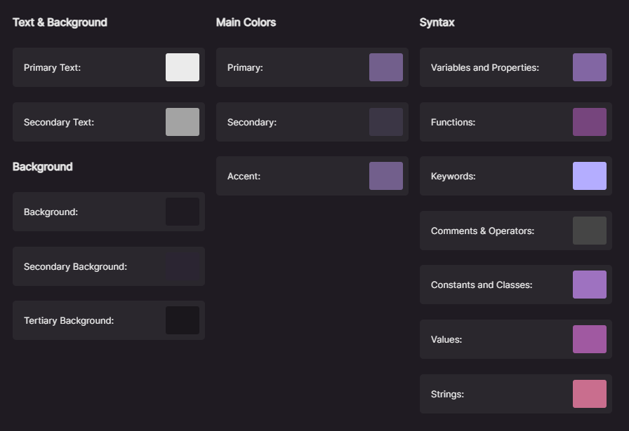 Realtime Themes VS Code Theme Editor Webview Interface